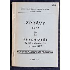 Psychiatři čeští a slovenští v roce 1972